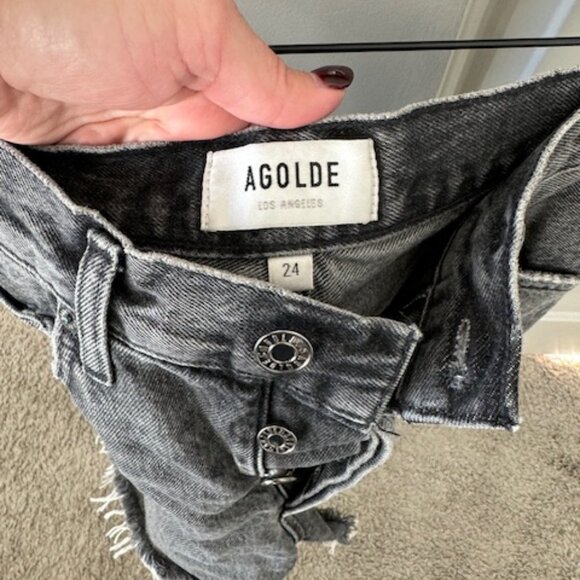 Agolde Dee Shorts - Picture 5 of 6